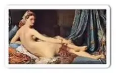 Grande Odalisque (Ingres) sticker