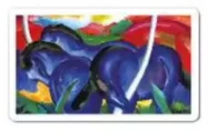The Large Blue Horses (Marc) sticker