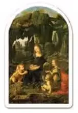 Virgin of the Rocks (Leonardo) sticker