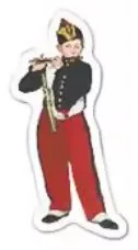 The Fifer (Manet) sticker