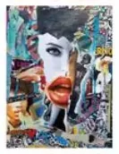 Collage Art No. 38 sticker