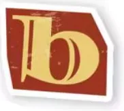 Letter B sticker