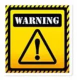 Warning Signs No. 25 sticker